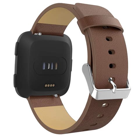 Battery life and charge cycles vary with use, settings, and other factors; actual results will vary. . Fitbit leather band